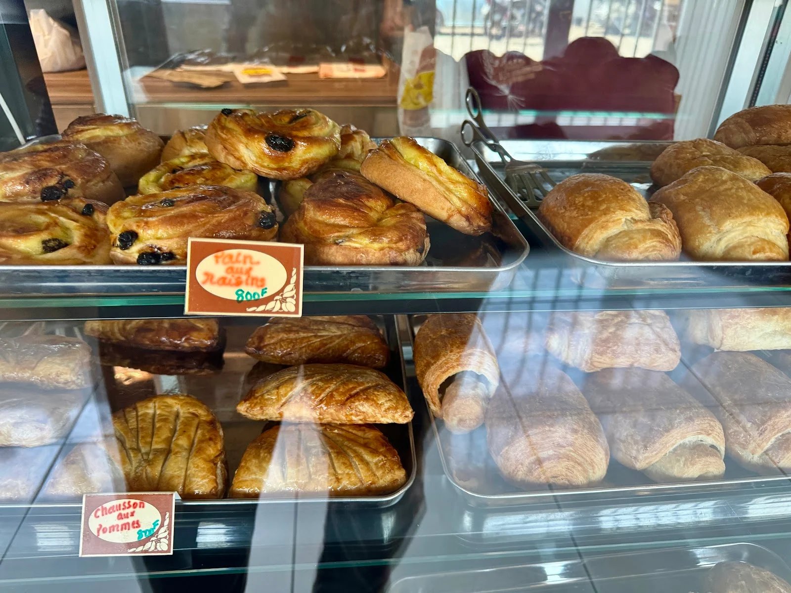 Vitrine de viennoiseries